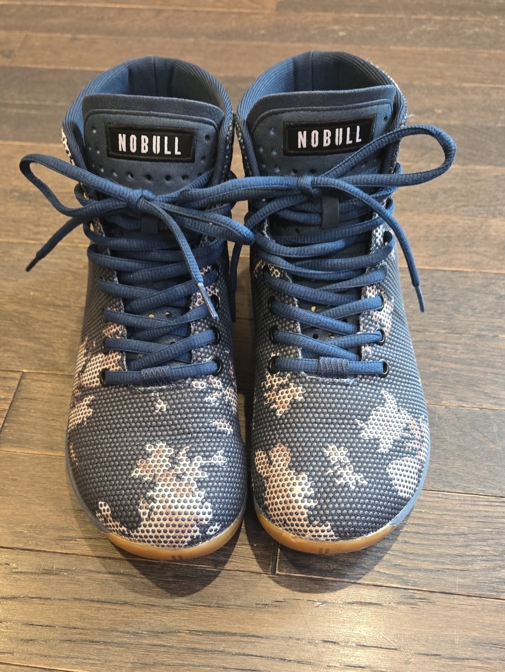 NOBULL Dark Floral Gum Trainer High-Top - Navy - SZ Women's 8.5/Men's 7 - Picture 2 of 12